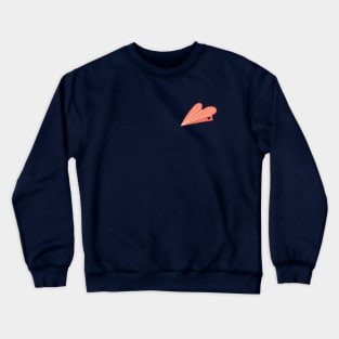 Heart Paper Plane Crewneck Sweatshirt